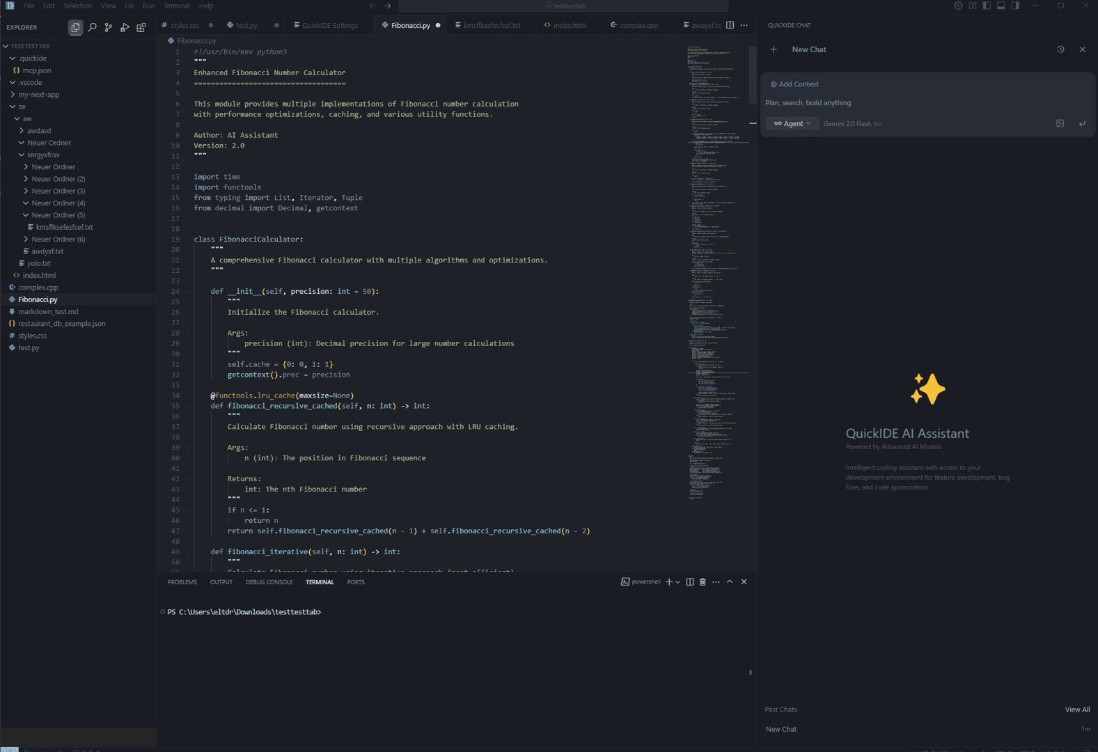 app screen